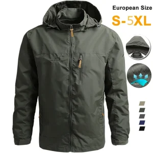 Waterproof Tactical Windbreaker for Men